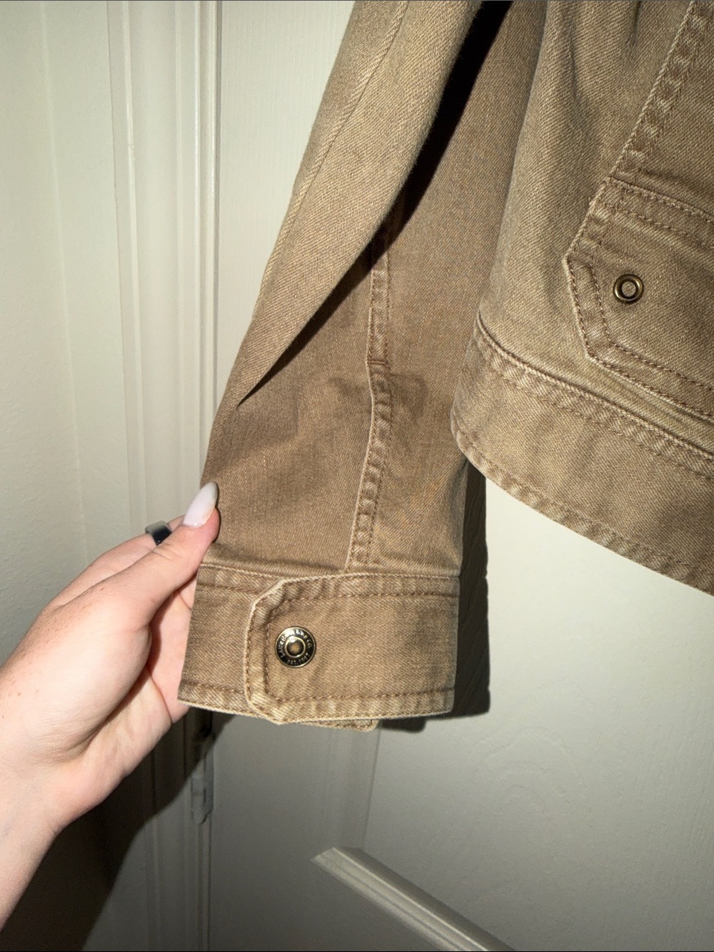 Ralph Lauren Buckle Neck Denim Jacket - Picture 5 of 6